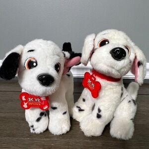 Disney 101 Dalmatians Plush Dipstick & Fidget‎ Mattel 1996 Stuffed Animals